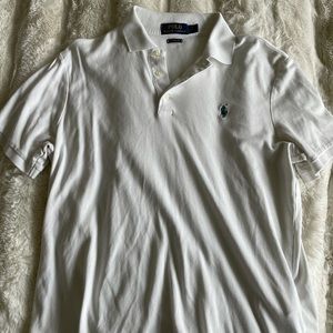 White Mens Small Polo